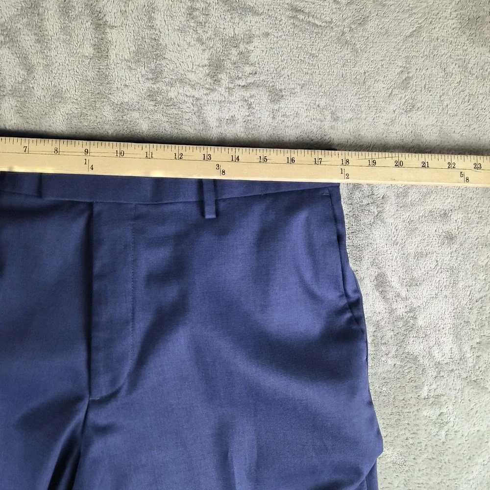 Banana Republic Pants Mens 36x30 Tan Plaid 100% Cotton Flat Front Dress Chino